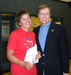 Rob McKenna and Pat Tenhulzen